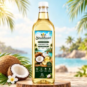 Coconut Oil | Wood Pressed Natural Edible Oils-1Ltr